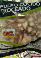 Pulpo cocido troceado