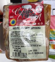 Quart jambon serrano