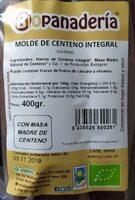 Pan de molde de centeno integral