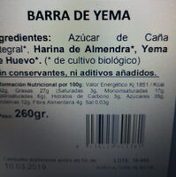 Bizcorrón de Yema