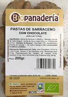 Pastas de sarraceno con chocolate