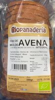 Pan de molde avena
