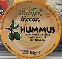 Hummus con aceite de oliva