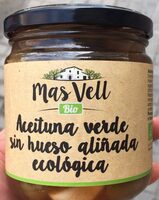Aceituna verde sin hueso aliñada ecológica
