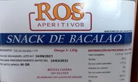 Snack de bacalao