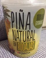 Piña natural en rodajas