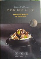 Arroz con boletus de temporada