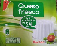 Queso fresco bajo contenido en sal