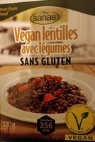 Vegan lentilles avec légumes