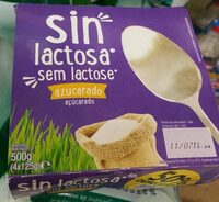 Yogurt sin lactosa azucarado