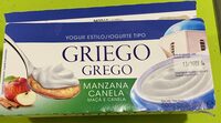 Yogur estilo griego manzana y canela