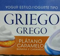 Yogur estilo griego plátano y caramelo