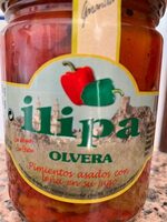 Pinientos asados con leña en su jugo