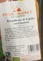 Rosquilletas de espelta con pimentón