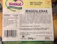 Magdalenas con pepitas de chocolate