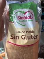 Sinblat Gluten Free PAN DE MOLDE SIN GLUTEN. Ingre