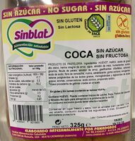 Coca sin azucar