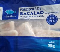 Porciones de bacalao