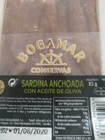 Sardina anchoada con aceite de oliva