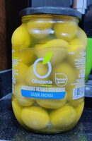 Aceitunas Verdes con hueso sabor anchoa