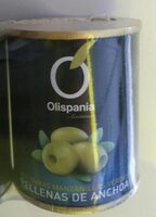 Aceitunas Olispania rellenas de anchoa