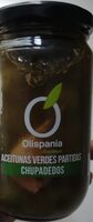 Aceitunas verdes partidas chupadedos