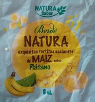 Tortitas saciantes de maiz sabor plátano