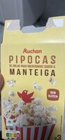 Palomitas de maíz con sabor a mantequilla