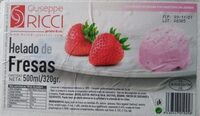 Helado de fresa