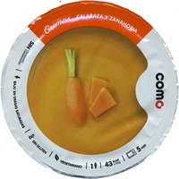 Crema de calabaza y zanahoria congelada
