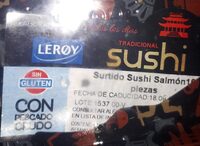 Surtido sushi salmón 16 piezas