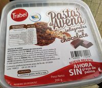 Pastas de avena con chocolate