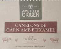 Canelons de Carn amb Beixamel