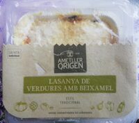 Lasanya de verdures amb beixamel