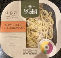 Espaguetis a la Carbornara