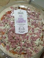 Pizza pernil i formatge