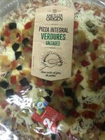 Pizza integral verdures saltades