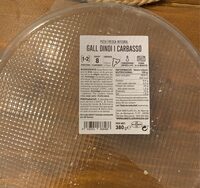 Pizza gall dindi i carbasso