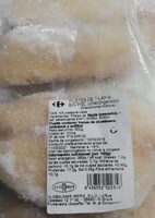 Filetes de tilapia sin piel ultracongelados