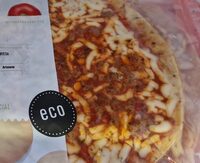 Pizza boloñesa vegetal