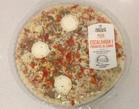 Pizza escalivada i formatge de cabra