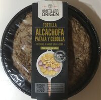 Tortilla de alcachofa, patata y cebolla