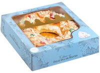 Roscón relleno con nata