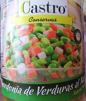 Macedonia de verduras al natural