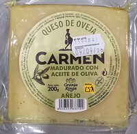 Queso de oveja madurado con aceite de oliva