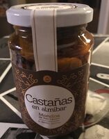 Castañas en almibar