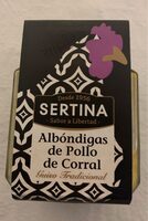 Albondigas de pollo de corral