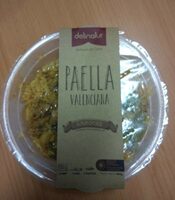 Paella valenciana preparada