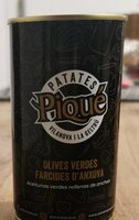 Aceitunas verdes rellenas de anchoas