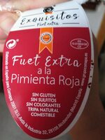 Fuet extra a la pimienta roja